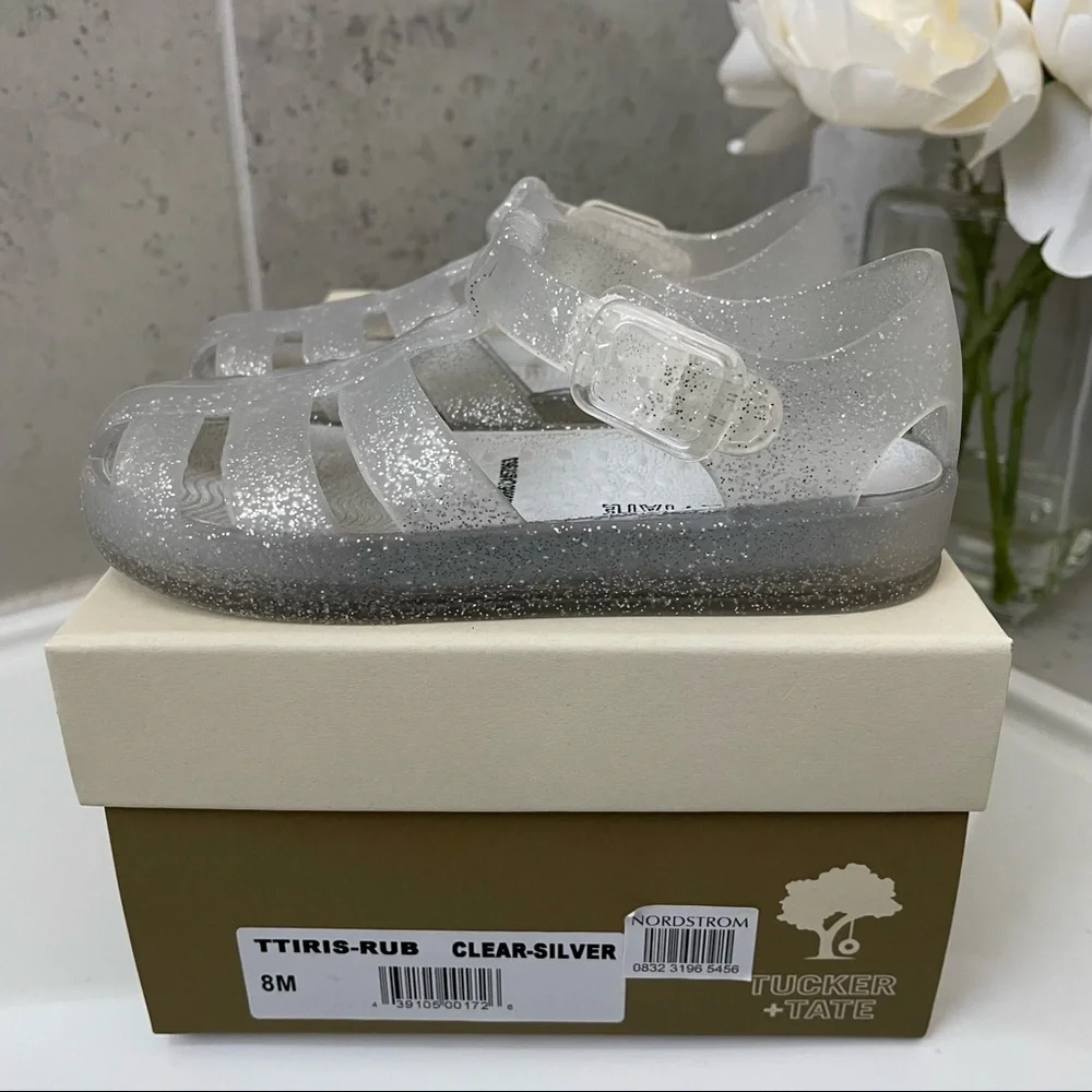 Tucker & Tate Toddler Girl TTIRIS Rubber Sandals Size 8
